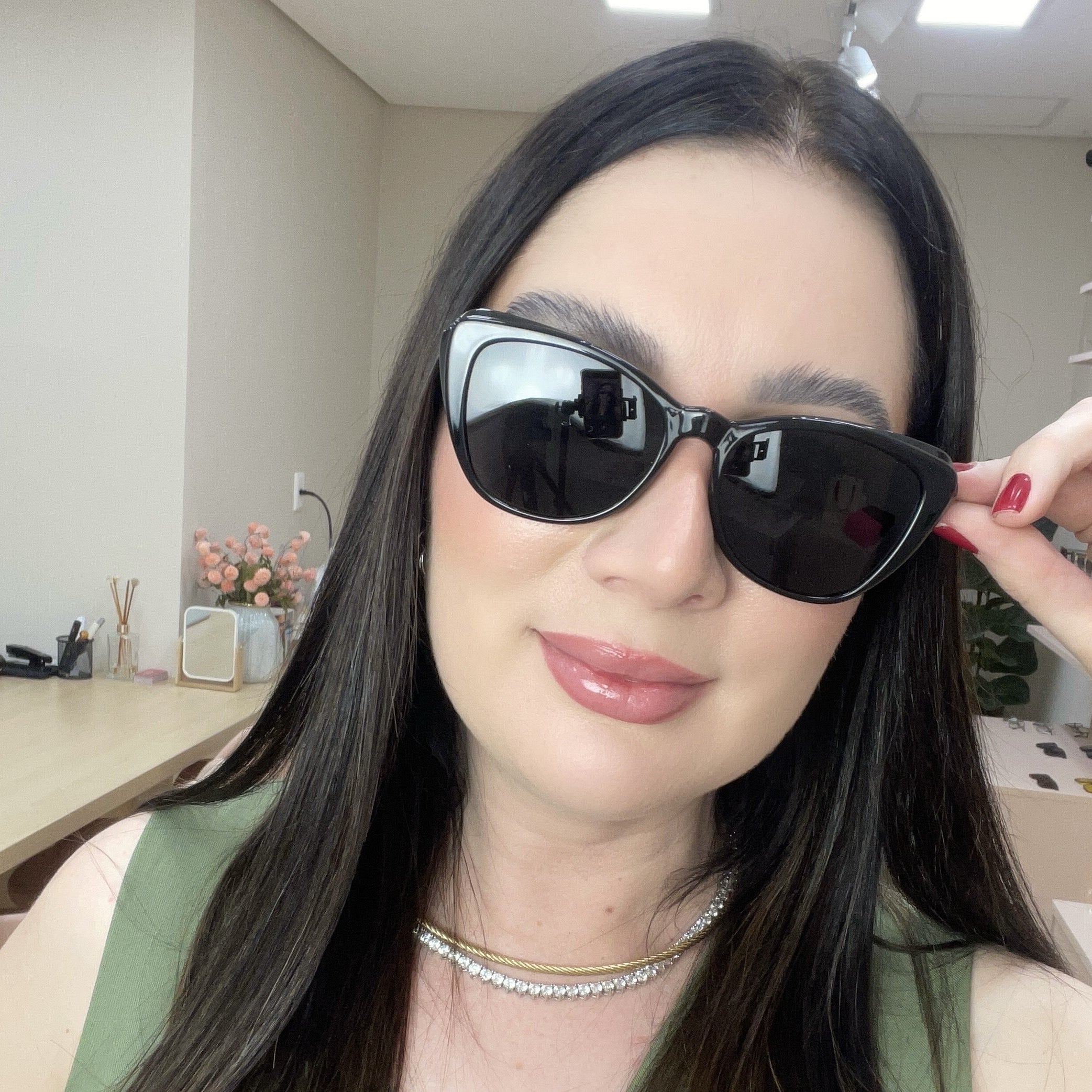 Óculos de Grau Feminino Kessy 391 Preto